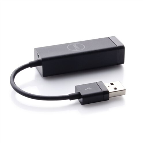 Dell , USB-A 3.0 to Ethernet (PXE Boot) , Black
