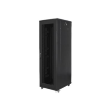 Lanberg Rack cabinet 19 free-standing 42U/800x800 (flat pack) with mesh door, black , Lanberg