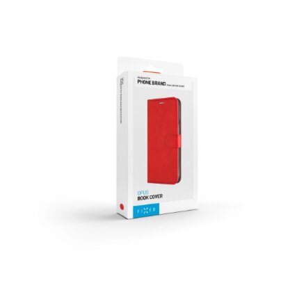 Fixed Opus , Book Case , Samsung , Galaxy A37 5G , Synthetic leather , Red