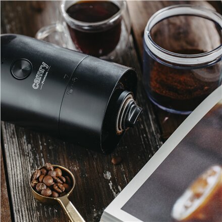 Camry Cordless USB Electric Coffee Grinder , CR 4302 , 25 W , Coffee beans capacity 25-30 g , Black