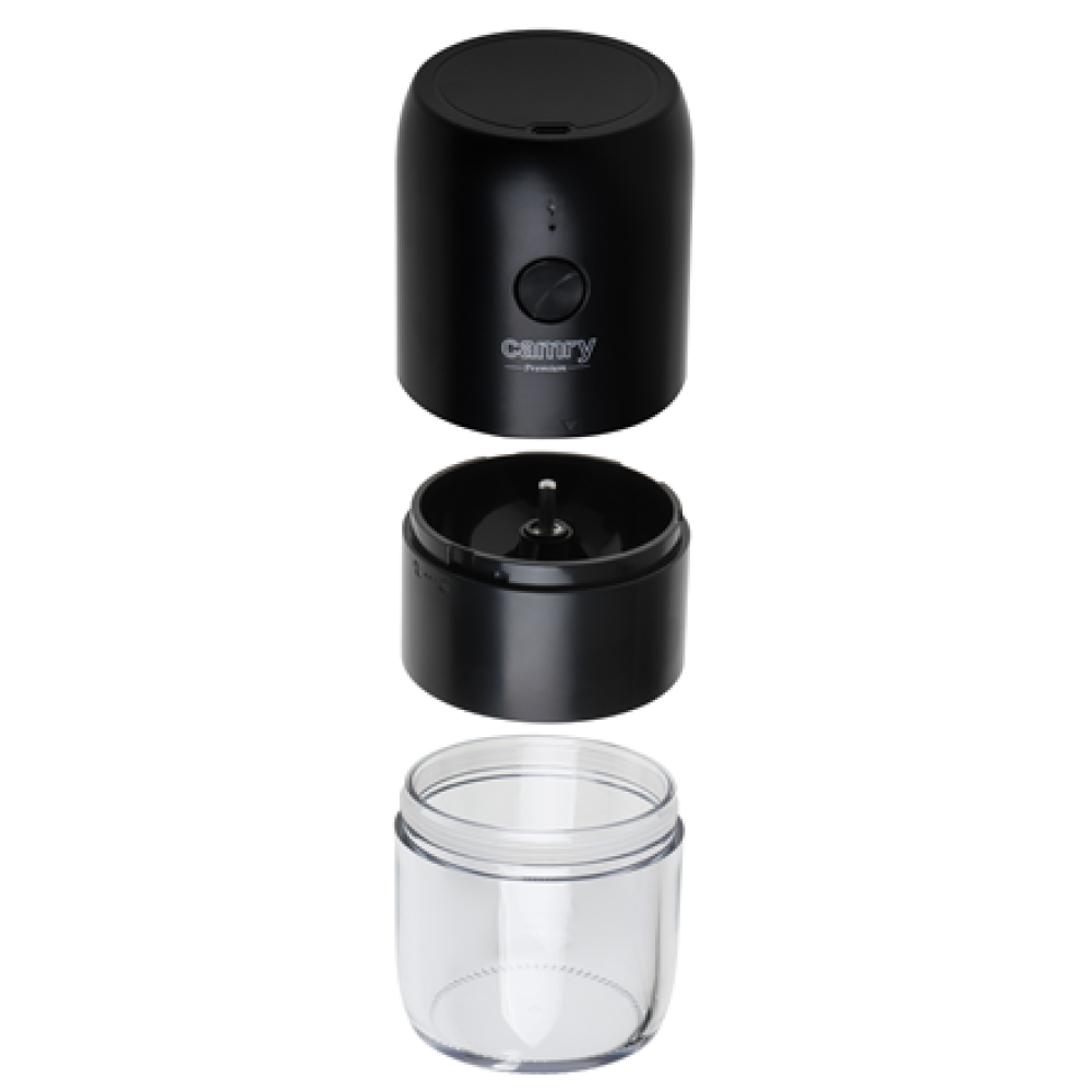 Camry Cordless USB Electric Coffee Grinder , CR 4302 , 25 W , Coffee beans capacity 25-30 g , Black