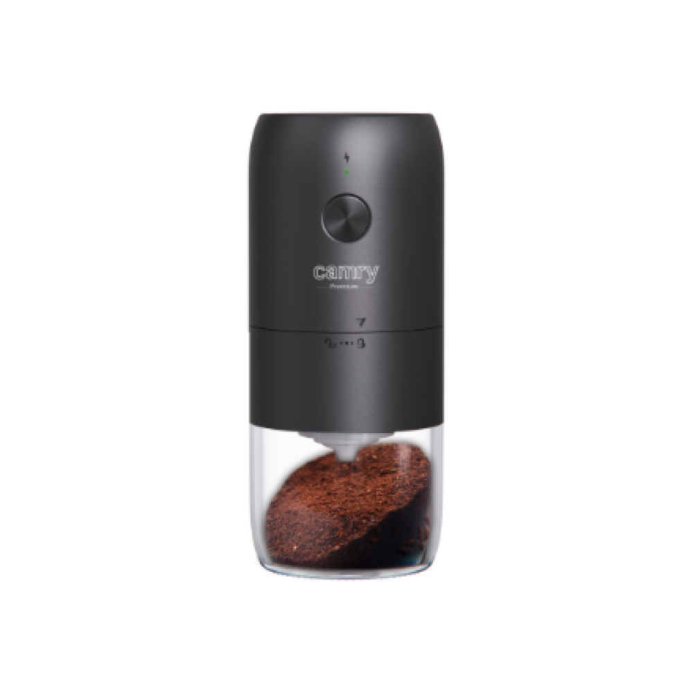 Camry Cordless USB Electric Coffee Grinder , CR 4302 , 25 W , Coffee beans capacity 25-30 g , Black