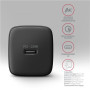AXAGON Wallcharger 1x port USB-C, PD3.0/PPS/QC4+/AFC/FCP/Apple, 20W , ACU-PD20
