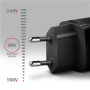 AXAGON Wallcharger 1x port USB-C, PD3.0/PPS/QC4+/AFC/FCP/Apple, 20W , ACU-PD20