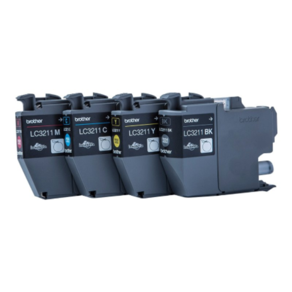 Brother Cartridge Value Pack , LC3211VAL , Ink cartridge , Black, yellow, cyan, magenta