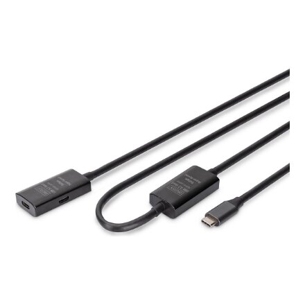 Digitus , Active USB 3.2 Gen1 5G extension cable , DA-73109 , USB-C to USB-C