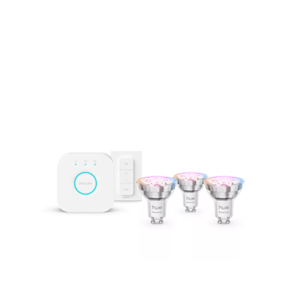 Philips Hue E WCA 345 GU10 3kit SW EU , GU10 , 4.7 W , 16 million colors, White and colored light