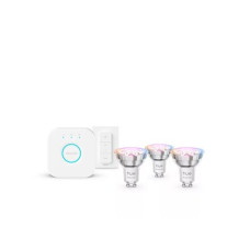 Philips Hue E WCA 345 GU10 3kit SW EU , GU10 , 4.7 W , 16 million colors, White and colored light