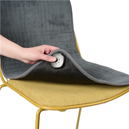 Tristar Electrical chair blanket, 110 x 40 cm , BW-4772 , Number of heating levels 6 , Number of persons 1 , Washable , Remote control , Fleece , 100 W , Grey