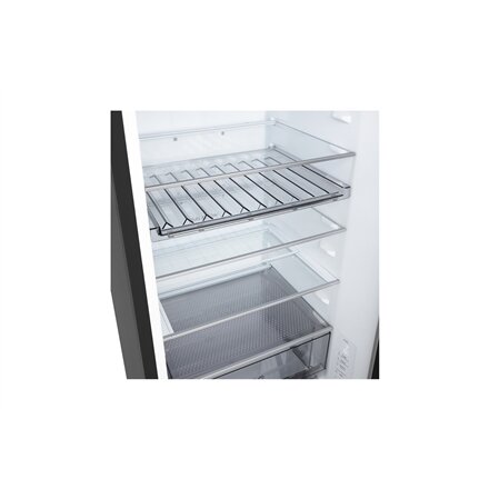 LG Refrigerator , GBBS322CEV , Energy efficiency class C , Free standing , Combi , Height 203 cm , Fridge net capacity 262 L , Freezer net capacity 113 L , Display , 34 dB , Black