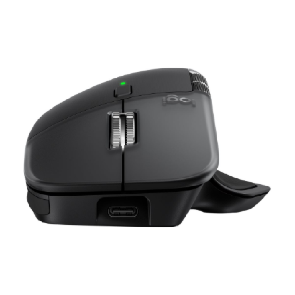 Logitech Logitech MX Master 4 for Business Mouse - Wireless + Bluetooth, 8000 DPI, Space Black , Logitech