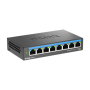 D-Link DMS-108/E , 8-Port 2.5G Multi-Gigabit Desktop Switch , Desktop , Unmanaged