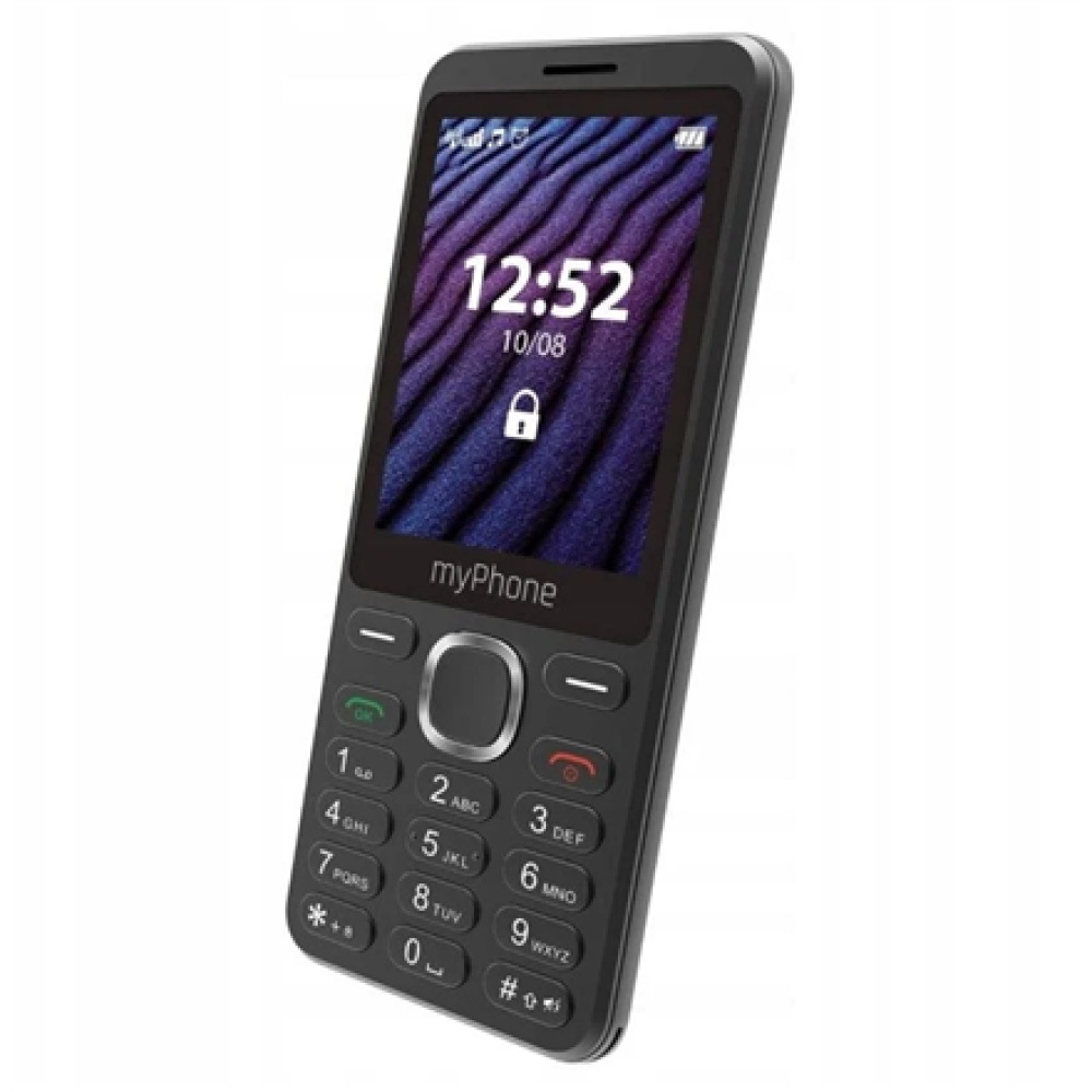 myPhone , Maestro 2 , Black , 2.8 , TFT , 64 MB , 128 MB , Dual SIM , Main camera resolution 2 MP , 1000 mAh