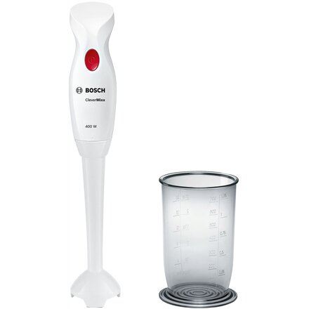 Bosch , Blender , CleverMixx MSM14100 , Hand Blender , 400 W , Number of speeds 1 , White