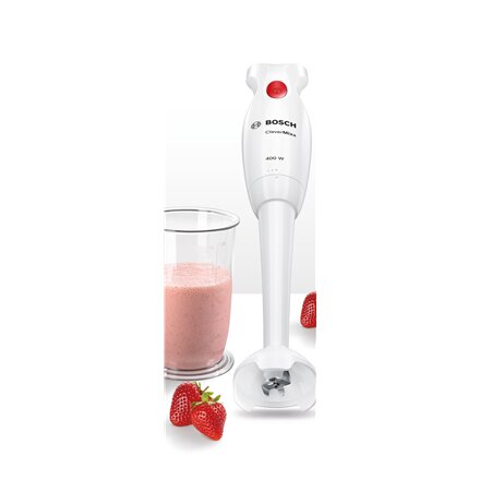 Bosch , Blender , CleverMixx MSM14100 , Hand Blender , 400 W , Number of speeds 1 , White
