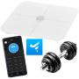 Adler Smart Bathroom Scale , AD 8187 , Maximum weight (capacity) 180 kg , Accuracy 100 g , Body Mass Index (BMI) measuring , White