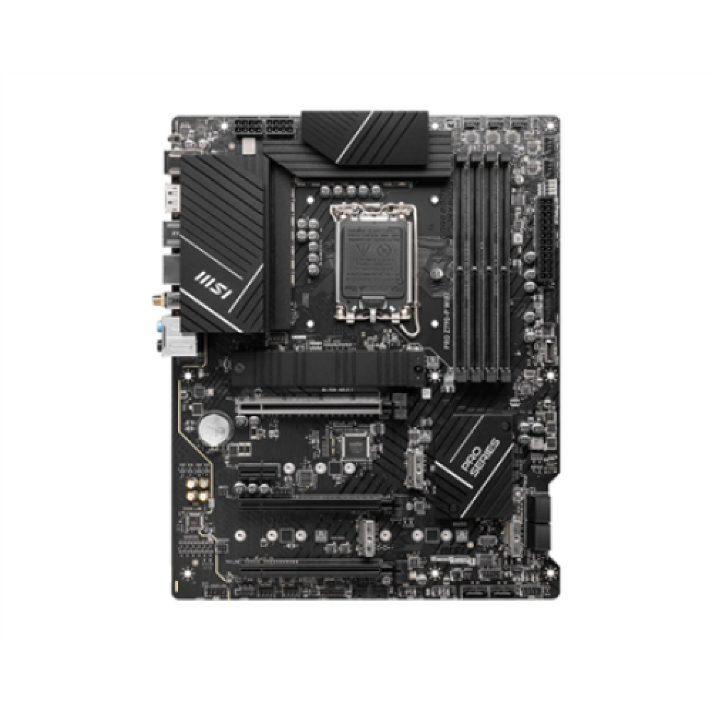 MSI , PRO Z790-P WIFI , Processor family Intel , Processor socket LGA1700 , DDR5 DIMM , Memory slots 4 , Supported hard disk drive interfaces SATA, M.2 , Number of SATA connectors 6 , Chipset Intel Z790 , ATX