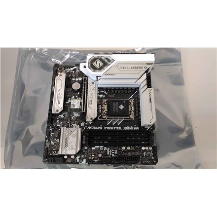 SALE OUT. ASRock INTEL B760/4DDR5/4SATA3 , ASRock B760M Steel Legend WiFi , Processor family Intel , Processor socket LGA1700 , DDR5 DIMM , Memory slots 4 , Supported hard disk drive interfaces SATA3, 3 Hyper M.2 , Number of SATA connectors 4 , Chipset B7