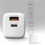 AXAGON Wall Charger 2x port (USB-A+USB-C), 30W , ACU-PQ30W