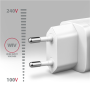 AXAGON Wall Charger 2x port (USB-A+USB-C), 30W , ACU-PQ30W
