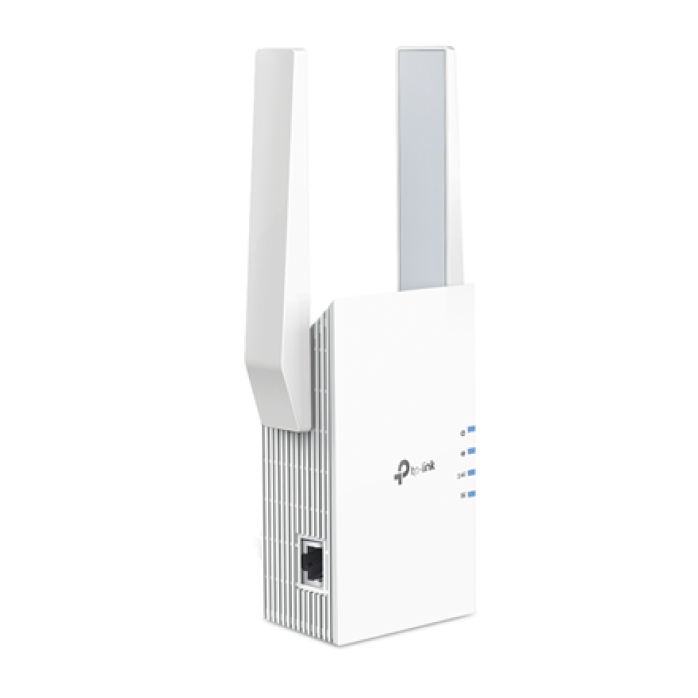 TP-LINK , AX3000 Mesh WiFi 6 Extender , RE705X , 802.11ax , Mesh Support Yes , 2402+574 Mbit/s , Ethernet LAN (RJ-45) ports 1 , No mobile broadband , MU-MiMO No , Antenna type 2x External