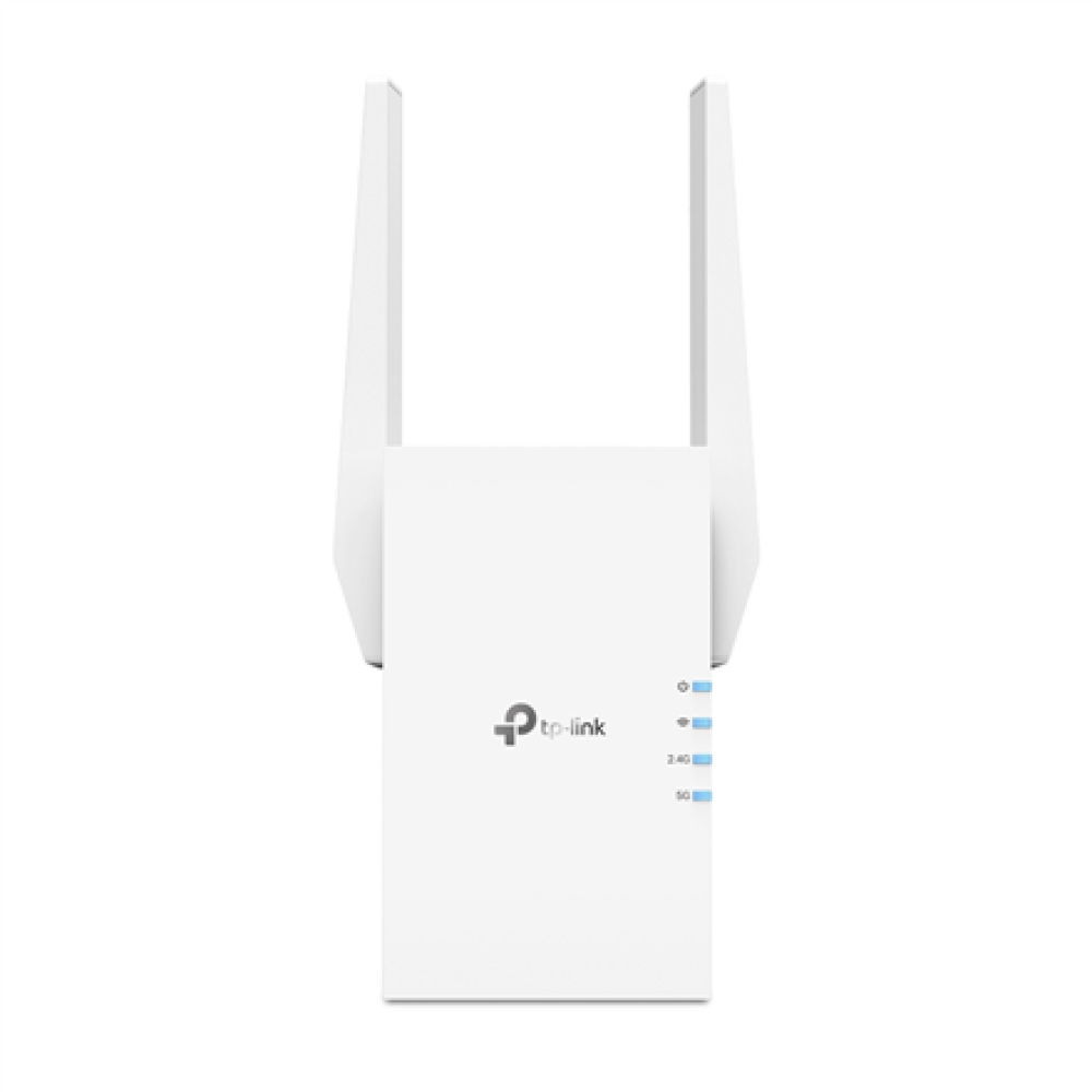 TP-LINK , AX3000 Mesh WiFi 6 Extender , RE705X , 802.11ax , Mesh Support Yes , 2402+574 Mbit/s , Ethernet LAN (RJ-45) ports 1 , No mobile broadband , MU-MiMO No , Antenna type 2x External