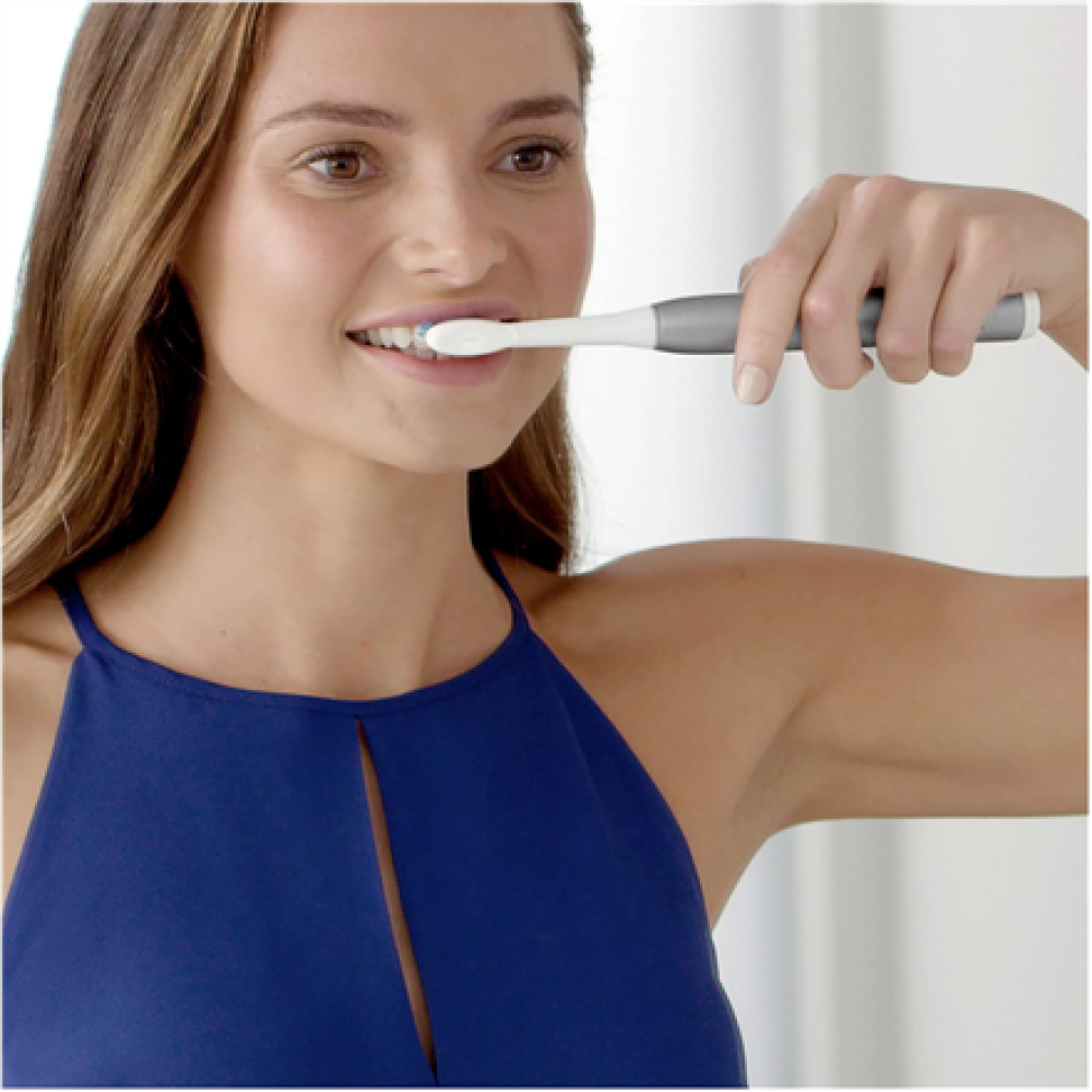 Oral-B Pulsonic Slim Luxe 4000 Sonic , Electric Toothbrush , Rechargeable , For adults , Number of brush heads included 1 , Number of teeth brushing modes 3 , Platinum