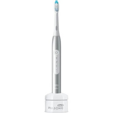 Oral-B Pulsonic Slim Luxe 4000 Sonic , Electric Toothbrush , Rechargeable , For adults , Number of brush heads included 1 , Number of teeth brushing modes 3 , Platinum