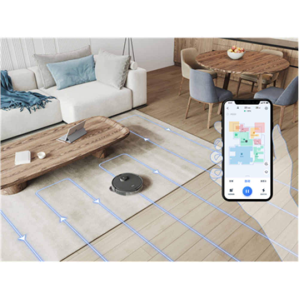 Ecovacs Vacuum cleaner DEEBOT N8 Wet&Dry Operating time (max) 110 min Lithium Ion 3200 mAh Dust capacity 0.42 L 2300 Pa Black Battery warranty 24 month(s)