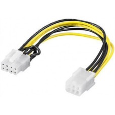 Goobay , Power cable/adapter for PC graphics card; PCI-E/PCI Express; 6-pin to 8-pin