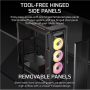 Corsair PC Case , iCUE LINK 5000T LX RGB , Black , Mid-Tower , Power supply included No