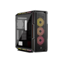 Corsair PC Case , iCUE LINK 5000T LX RGB , Black , Mid-Tower , Power supply included No