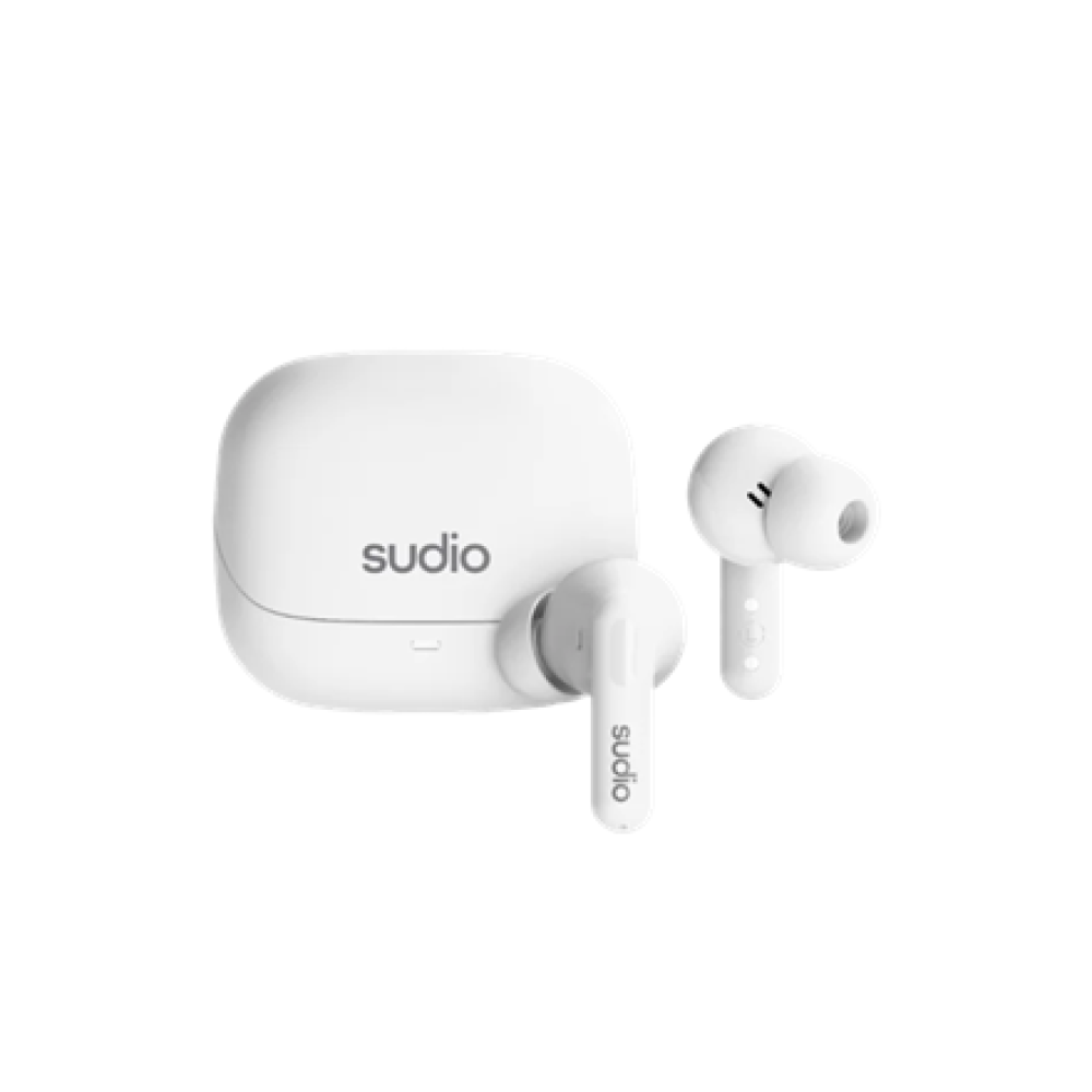 Sudio Earbuds , C8 , Bluetooth , In-ear , Microphone , White , Noise canceling , Wireless
