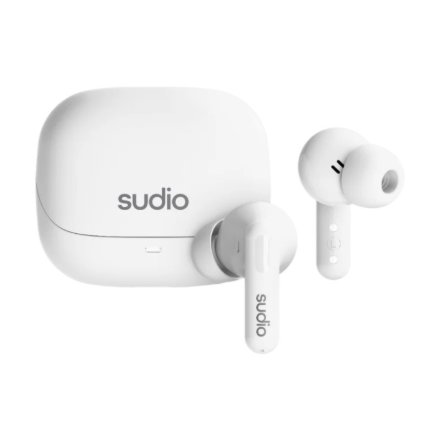 Sudio Earbuds , C8 , Bluetooth , In-ear , Microphone , White , Noise canceling