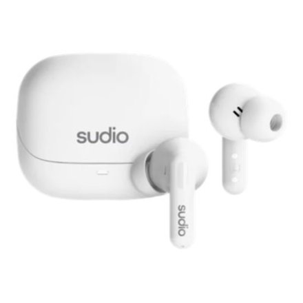 Sudio Earbuds , C8 , Bluetooth , In-ear , Microphone , White , Noise canceling