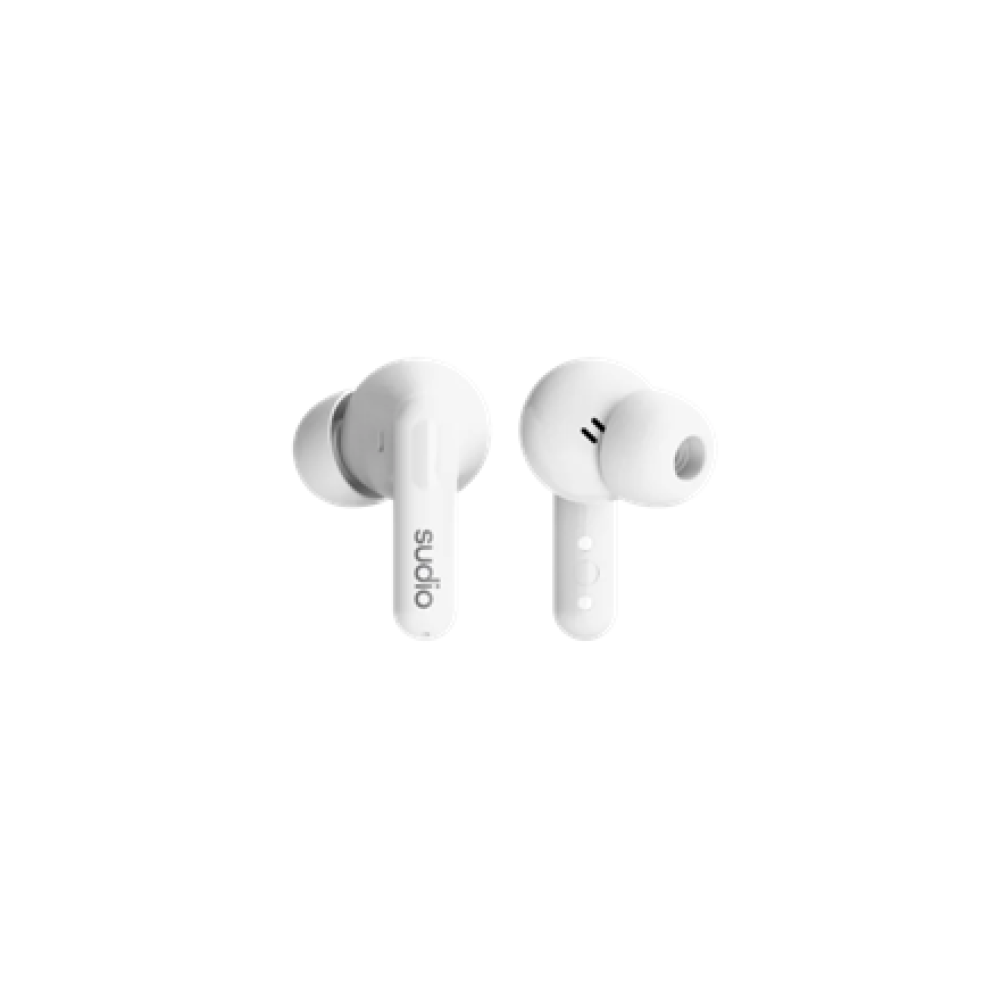 Sudio Earbuds , C8 , Bluetooth , In-ear , Microphone , White , Noise canceling , Wireless