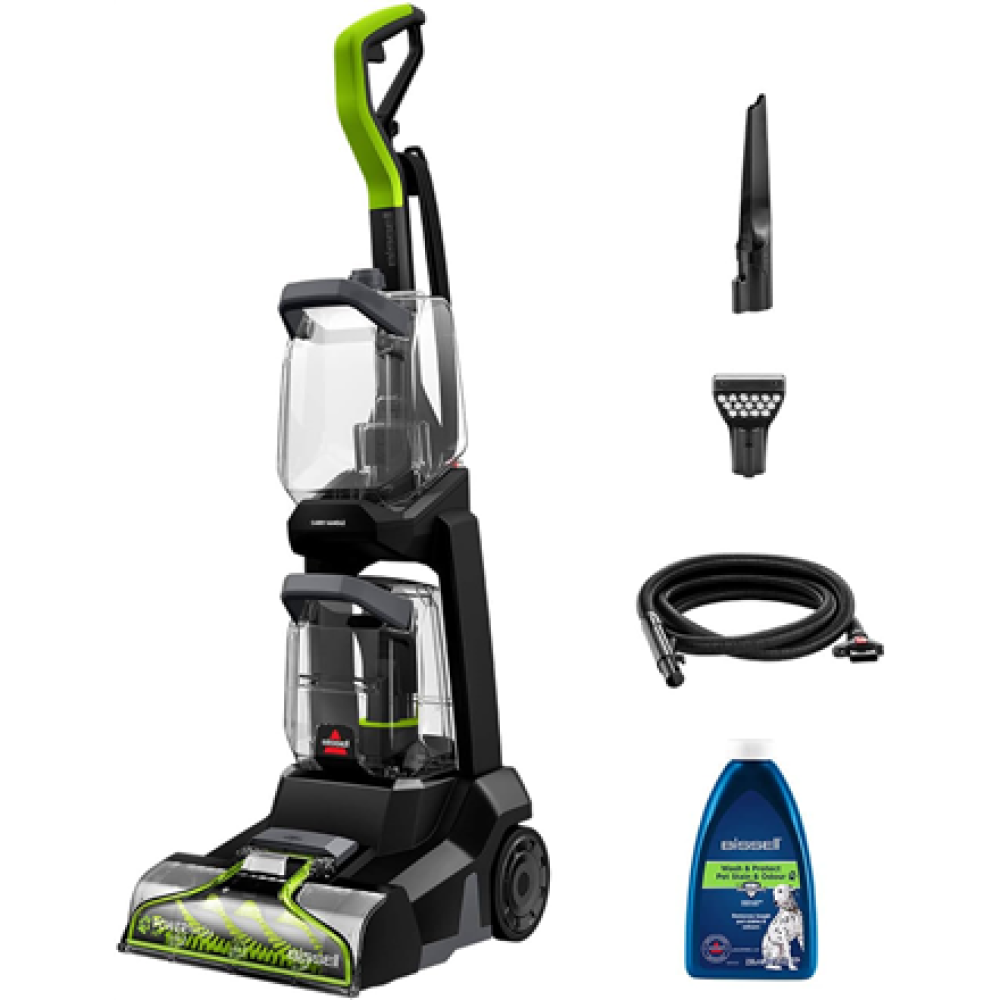 Bissell , PowerWash Pet, Upright Carpet and Upholstery Cleaner , 3878N , Corded operating , Handstick , Washing function , 600 W , Black/Lime , Warranty 24 month(s)
