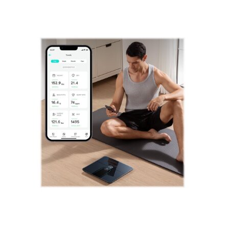 Anker Eufy , Smart Scale , P2 Pro , Maximum weight (capacity) 180 kg , Multiple users