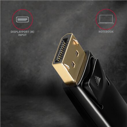 AXAGON , Active adapter , DisplayPort to HDMI , 0.15 m