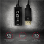 AXAGON , Active adapter , DisplayPort to HDMI , 0.15 m