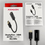 AXAGON , Active adapter , DisplayPort to HDMI , 0.15 m