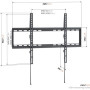 Vogels Wall mount , UP 6003 Fixed TV Wall Mount L , 40-80 , Fixed , Maximum weight (capacity) 55 kg , Black