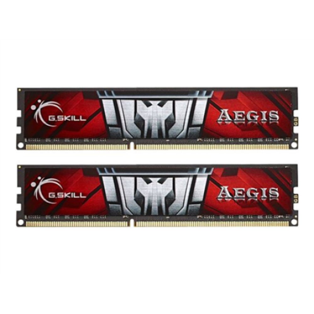 G.Skill , Aegis , 16GB (8GBx2) GB , DDR3 , 1600 MHz , PC/server , Registered No , ECC No