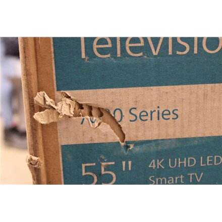 Philips , LED TV , 55PUS7609/12 , 55 , Smart TV , Titan OS , 4K UHD , Anthracite Gray , DAMAGED PACKAGING AND INNER FOAM