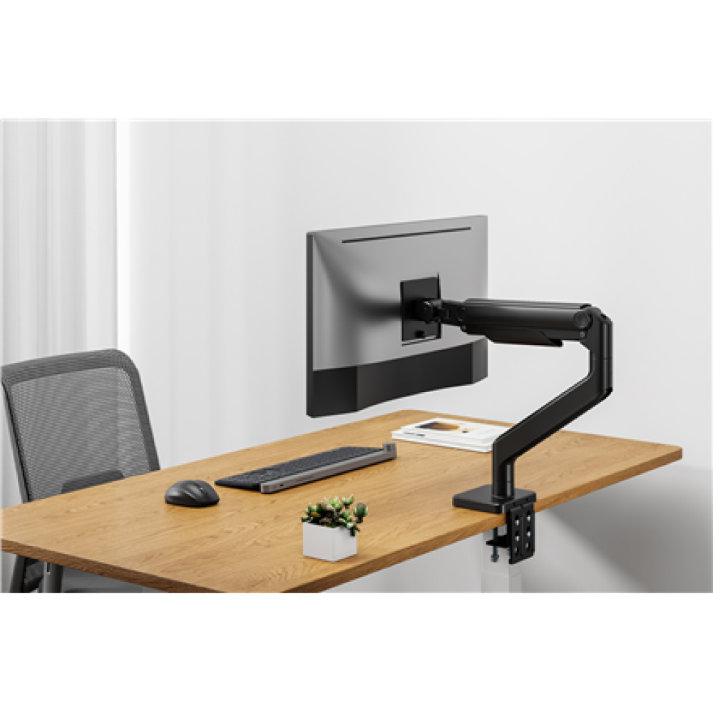 Digitus Desk Mount , Height, tilt, rotation, depth, pivot , Single Monitor Mount , 49 , Maximum weight (capacity) 20 kg , Black