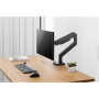 Digitus Desk Mount , Height, tilt, rotation, depth, pivot , Single Monitor Mount , 49 , Maximum weight (capacity) 20 kg , Black