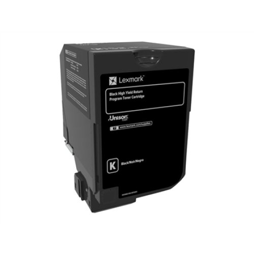 Lexmark 20K Black Return Program Toner Cartridge (CS720, CS725) , Lexmark Black