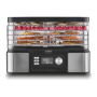 Caso , Food Dehydrator , DH 450 , Power 370-450 W , Number of trays 5 , Temperature control , Integrated timer , Black/Stainless Steel