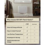 Mill Invisible Smart WiFi Heater , PA400WIFI4 , Panel Heater , 400 W , Suitable for rooms up to 4-6 m² , White , IPX4