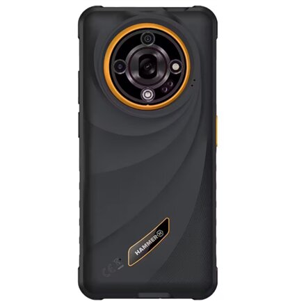 Hammer Iron 6 , Orange , 6.56 , IPS , 1612 x 720 pixels , Mediatek , Dimensity 6300 , Internal RAM 6 GB , 128 GB , microSD , Dual SIM , 4G , 5G , Main camera resolution 64 MP , Android , 15 , 6050 mAh